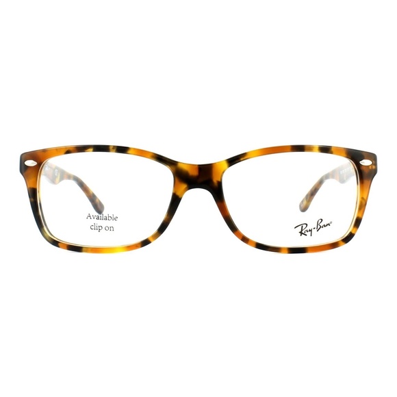 New Ray-Ban Frames Light Tortoise Acetate Unisex Eyeglasses RB5228 5712 53mm - Picture 10 of 10